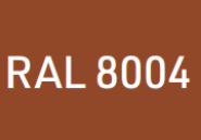 RAL 8004 - Cihlová