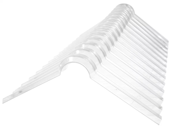 Akrylový hřebenáč Guttagliss Makro (trapéz) čirá (1)
