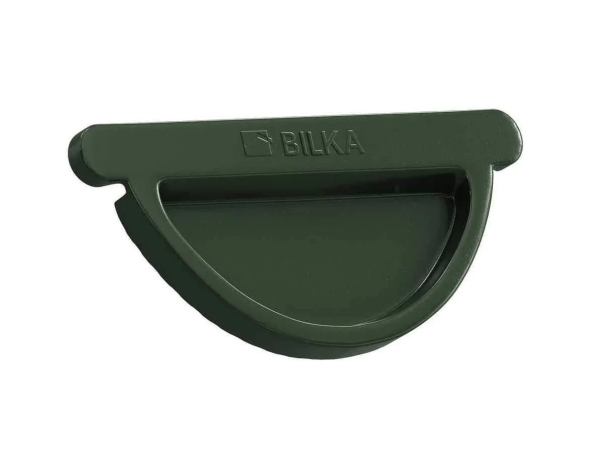 Barevná koncovka okapového žlabu GUTTA 330 mm zelená RAL 6020 (1)