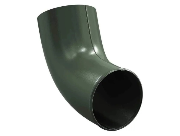Barevné výtokové okapové koleno GUTTA 100 mm zelená RAL 6020 (1)