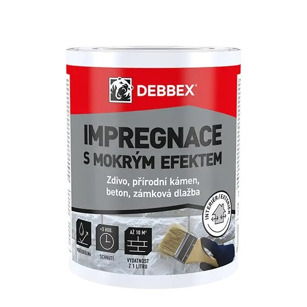 Impregnace s mokrým efektem Barva Transparentní Dóza 1 l