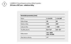 Střešní plechový panel LAMBDA M (5)