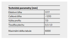 Trapézový plech T7 (6)