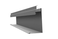 Nástěnné oplechování spodní s dilatační lištou