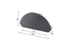 Ukončení oblého hřebenáče