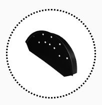 Čelo pro hřebenáč STŘEDNÍ rovné